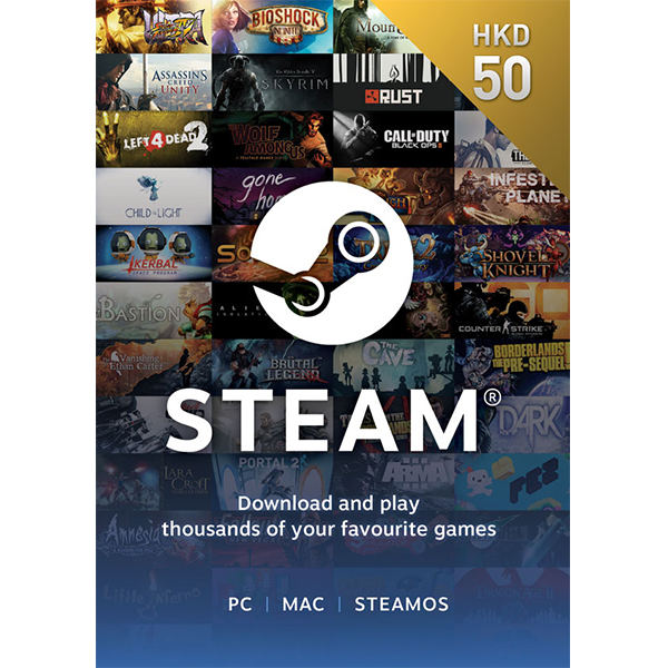 【即時發貨】Steam 預付卡 50 HKD 禮品卡 | 官方正版錢包儲值碼/Steam 港服小額補給/CS2 鑰匙開箱/全自動秒發 - 商品图片