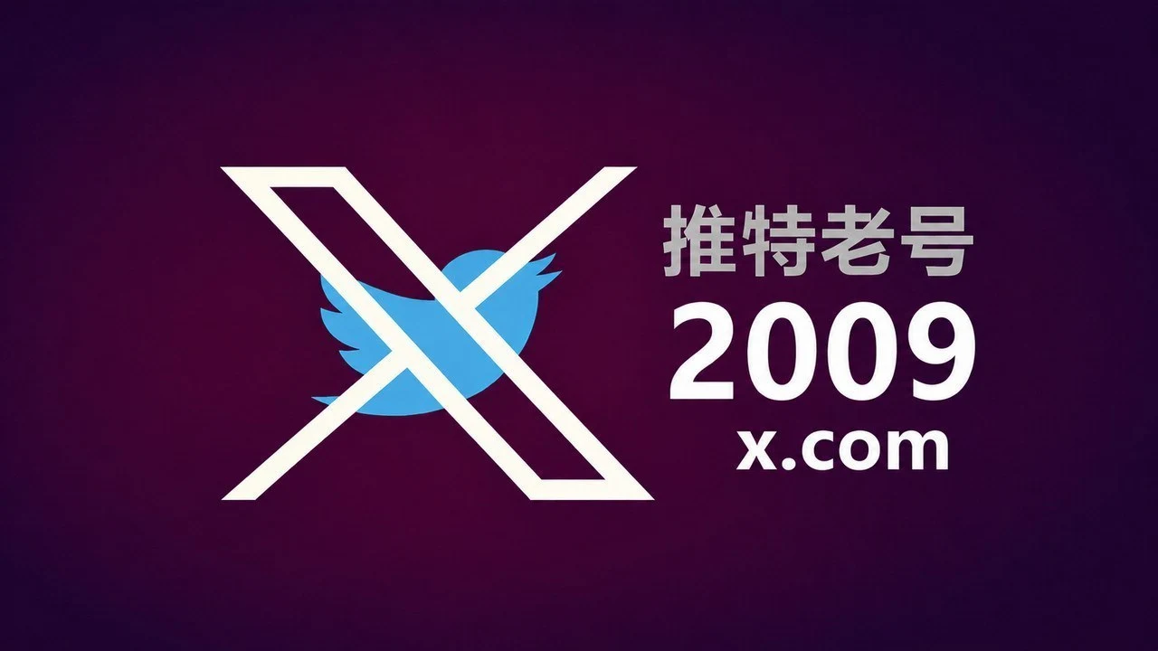 2009年带2FA耐用的推特Twitter X老账户｜自动发货